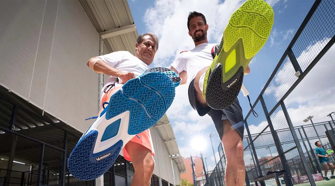 At intermediate and advanced levels, it’s worth investing in shoes with a padel-specific sole